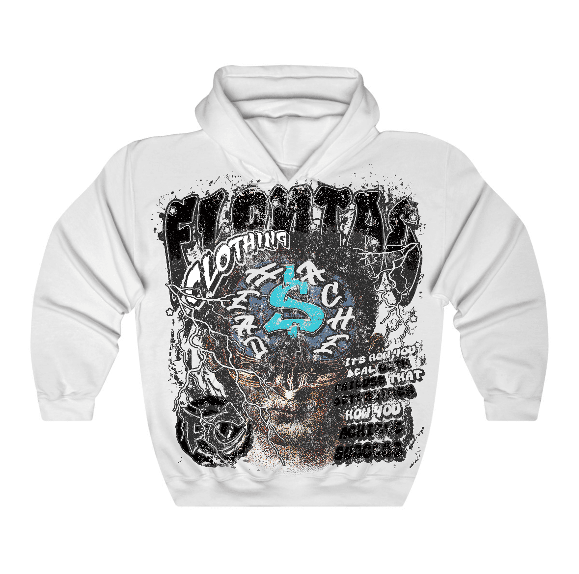 Gamma Blue 11s Flontae Hoodie Headstorm Graphic
