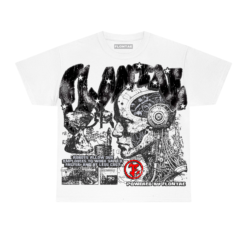 Black Cement 3s Flontae T-Shirt Smartness Graphic