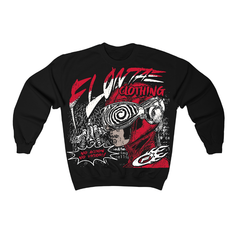 85 Bred 1s Flontae Crewneck Sweatshirt Justify Graphic