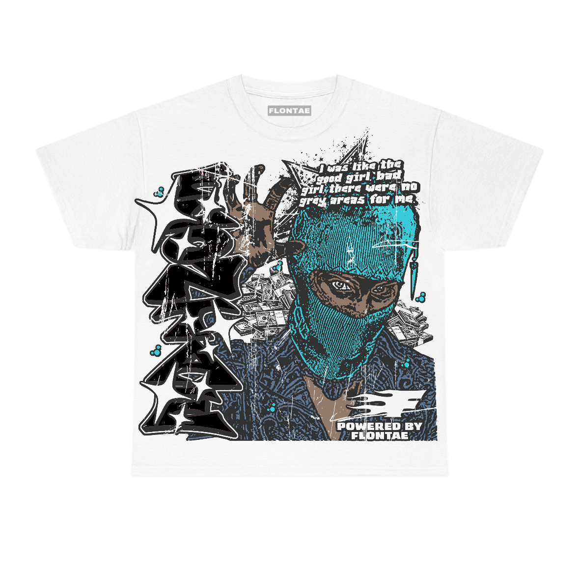 Gamma Blue 11s Flontae T-Shirt Used To This Graphic