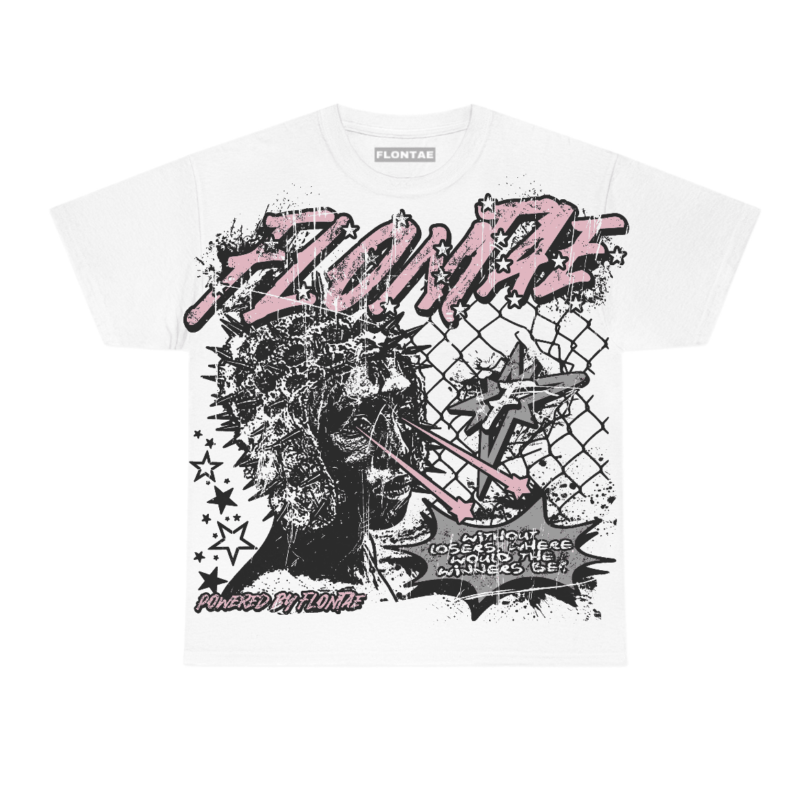 “Pink Foam” 95s Flontae T-Shirt Winners Graphic