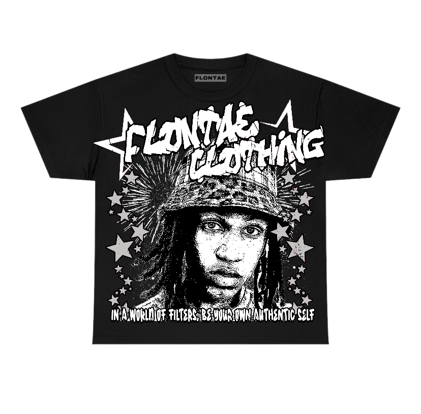 85 Metallic Black 1s Low Flontae T-Shirt Be Yourself Graphic