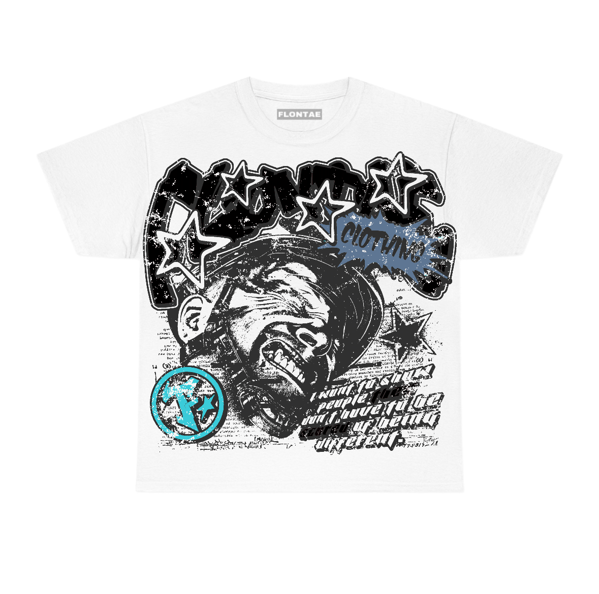 Gamma Blue 11s Flontae T-Shirt Be Unique Graphic