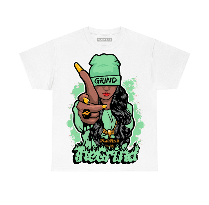 Green Glow 1s Flontae T-Shirt Grind Graphic