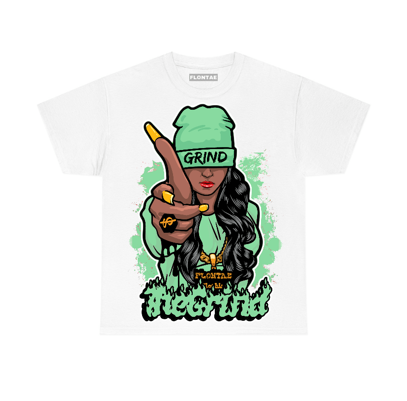 Green Glow 1s Flontae T-Shirt Grind Graphic