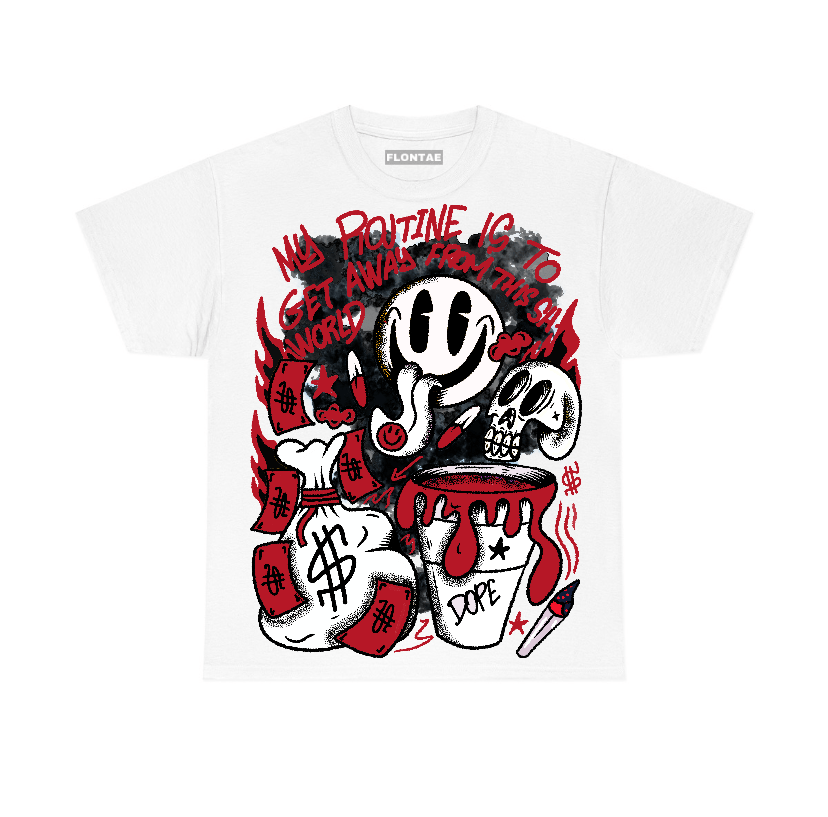 Flu Game 12s Flontae T-Shirt Stay Out Graphic