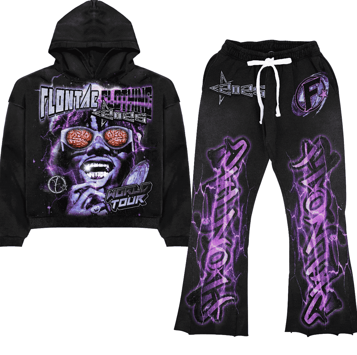 Flontae No Outcome 2 Piece Sweatsuit Set