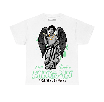 Green Glow 1s Flontae T-Shirt Making Moves Graphic