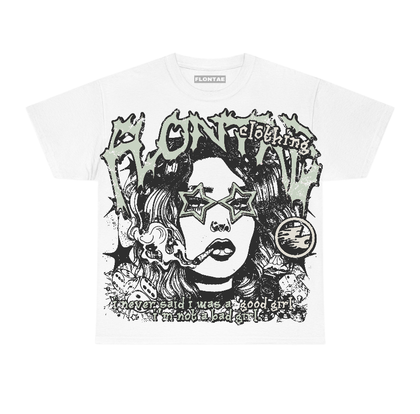 Seafoam 4s Flontae T-Shirt Keep Quiet Graphic