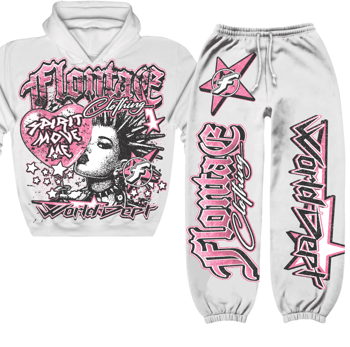 Flontae Soul Motivation 2 Piece Sweatsuit Set