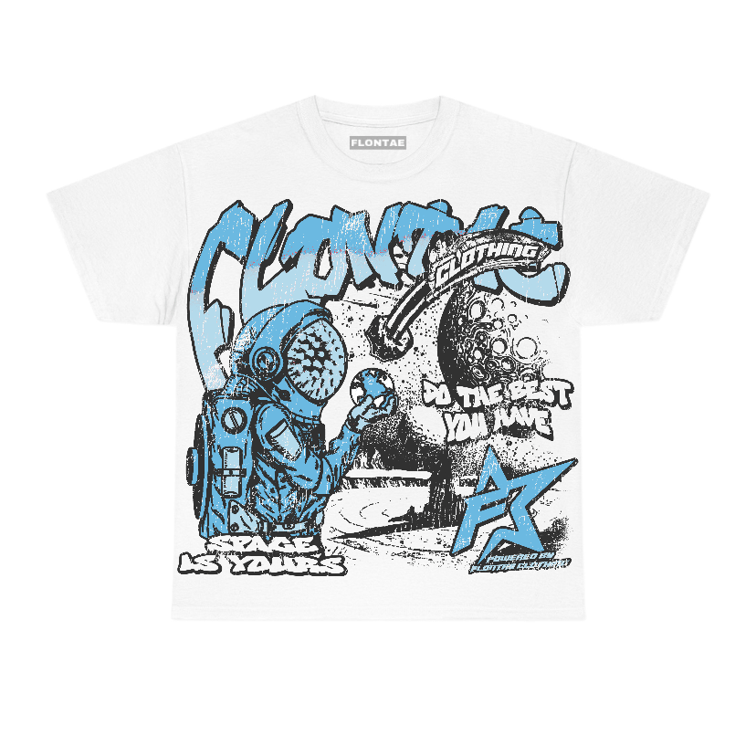 Legend Blue 11s Flontae T-Shirt Space Is Yours Graphic