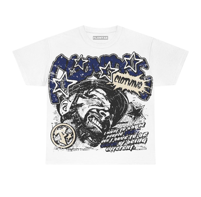 Deep Royal Blue 1s Flontae T-Shirt Be Unique Graphic