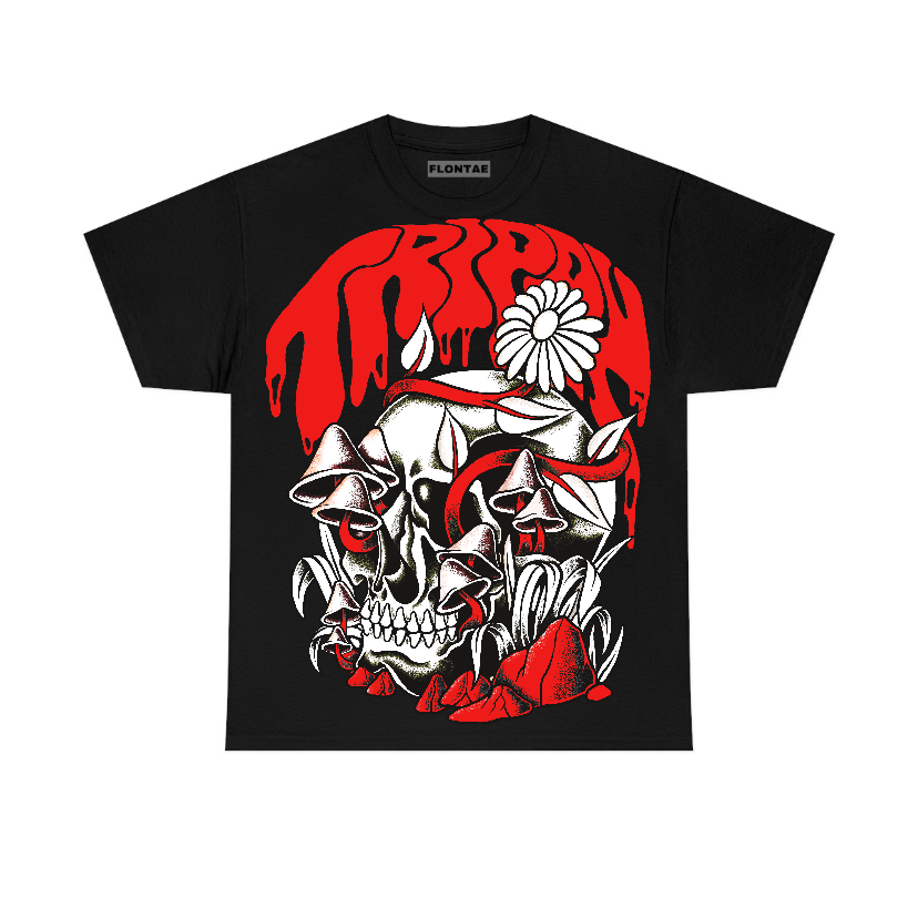 Bred Velvet 11s Flontae T-Shirt Trippin Graphic