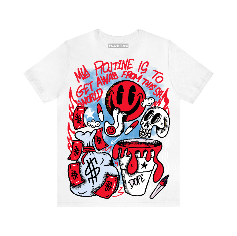 Cherry 11s Flontae T-Shirt Stay Out Graphic