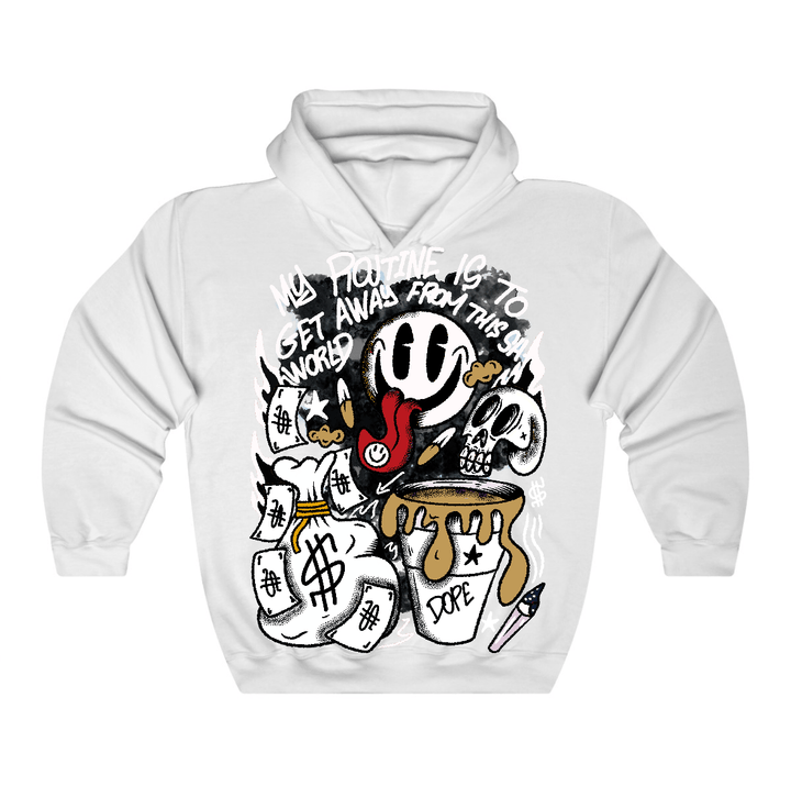 Taxi 12s Flontae Hoodie Stay Out Graphic