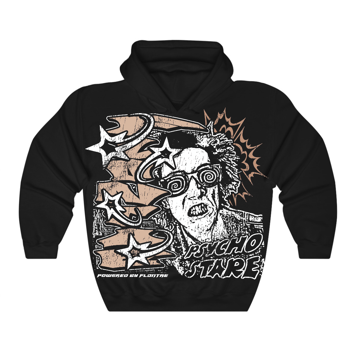 Cozy Girl 4s Flontae Hoodie Stare Graphic