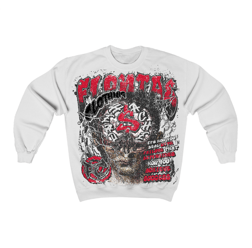 85 Bred 1s Flontae Crewneck Sweatshirt Headstorm Graphic