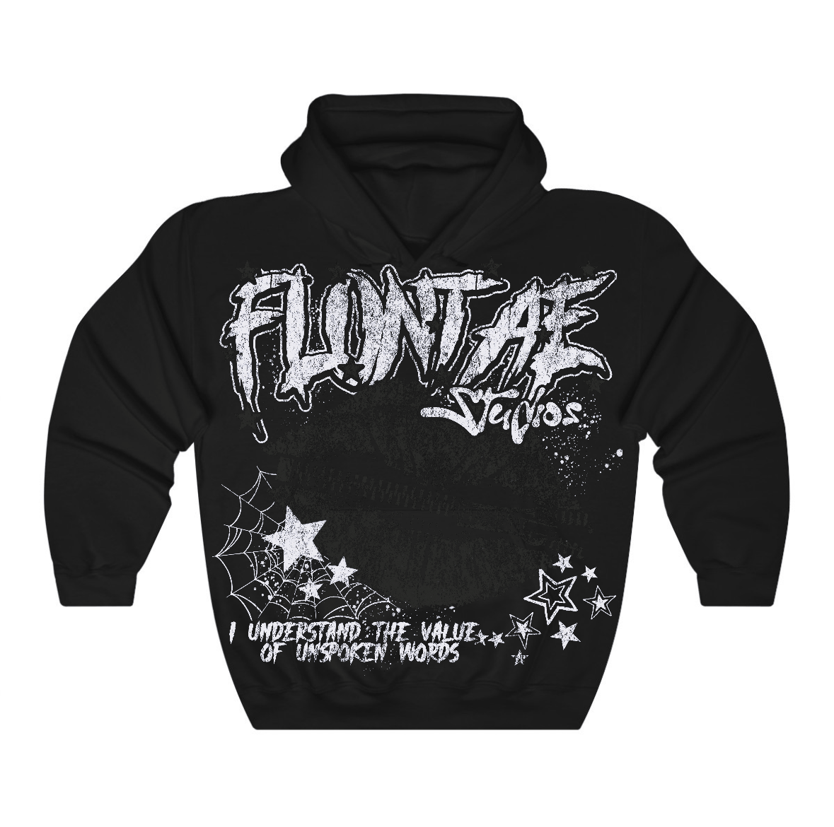 Black Cat 4s Flontae Hoodie Unspoken Graphic