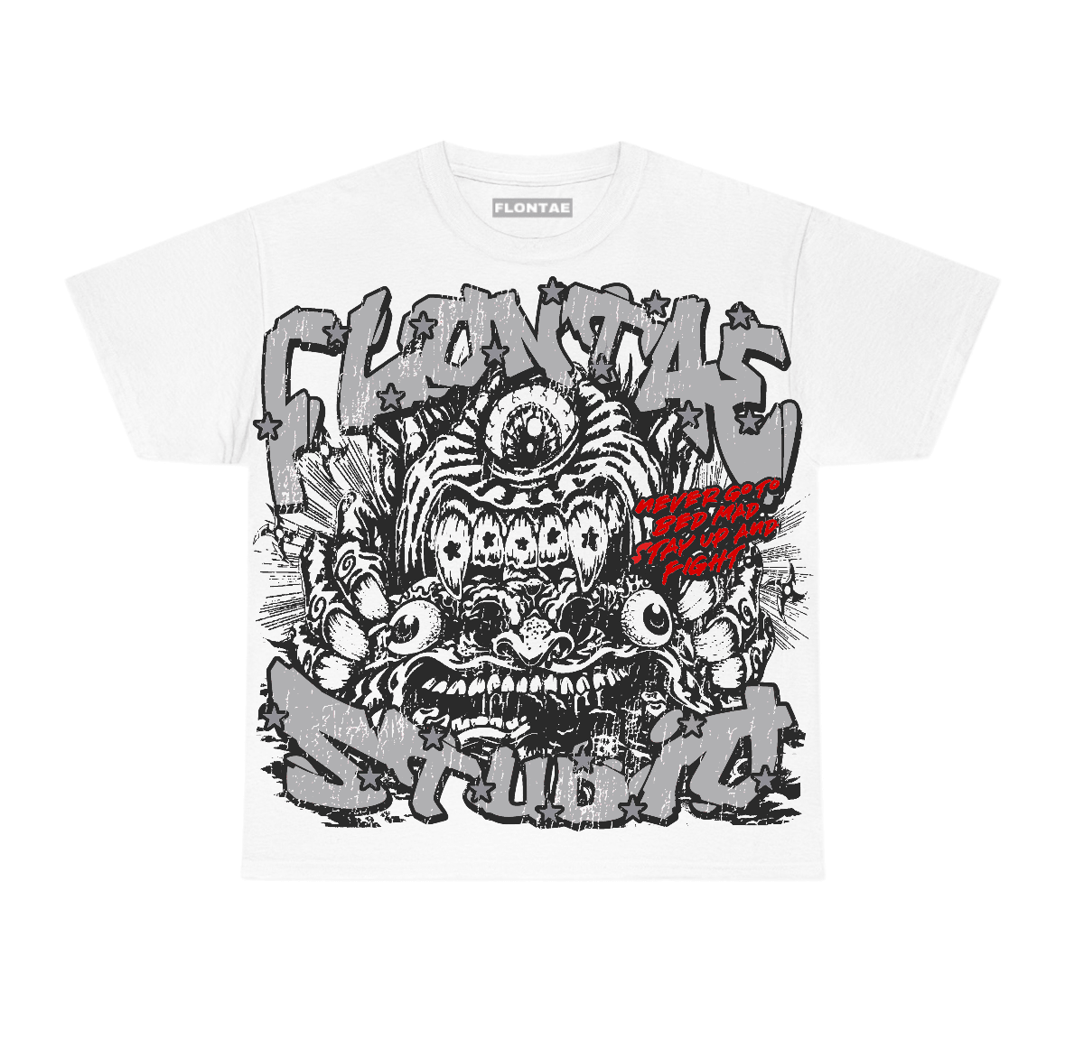 White Cement 4s Flontae T-Shirt Seems Fair Graphic