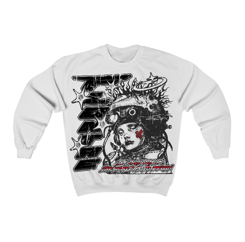 Flu Game 12s Flontae Crewneck Sweatshirt Self Aware Graphic