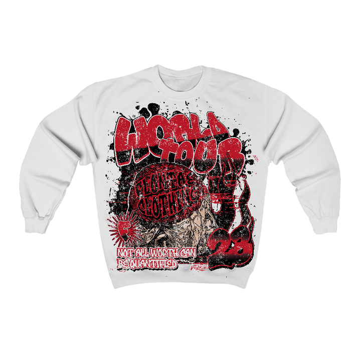 Flu Game 12s Flontae Crewneck Sweatshirt Intelligence Graphic