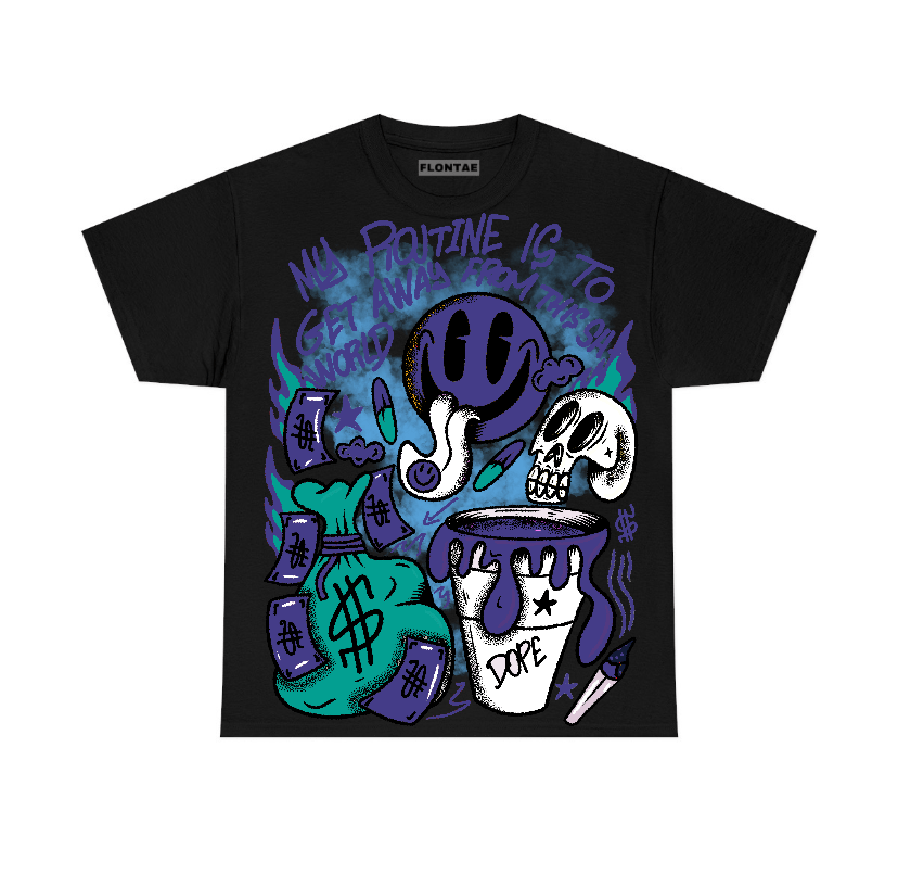 Grape 5s Flontae T-Shirt Stay Out Graphic