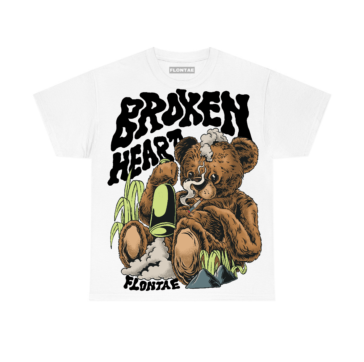 Inner Beast 11s Flontae T-Shirt Broken Heart Graphic