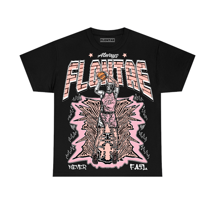 Legend Pink 11s Low Flontae T-Shirt Never Fail Graphic