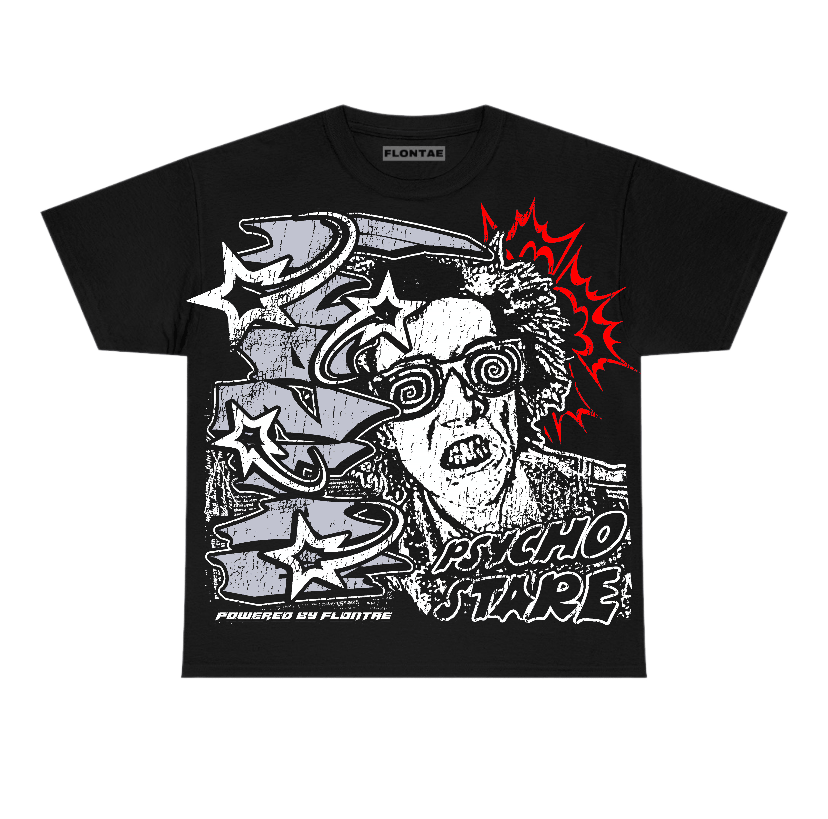 Black Cement 3s Flontae T-Shirt Stare Graphic