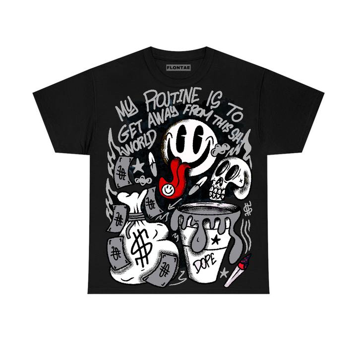 White Cement 4s Flontae T-Shirt Stay Out Graphic