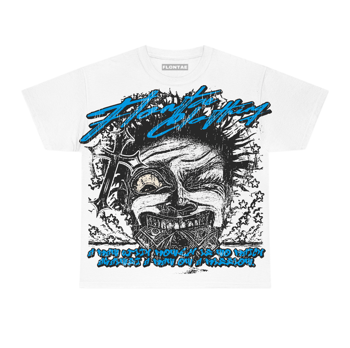 University Blue Reimagined 1s Flontae T-Shirt Nothing Else Graphic