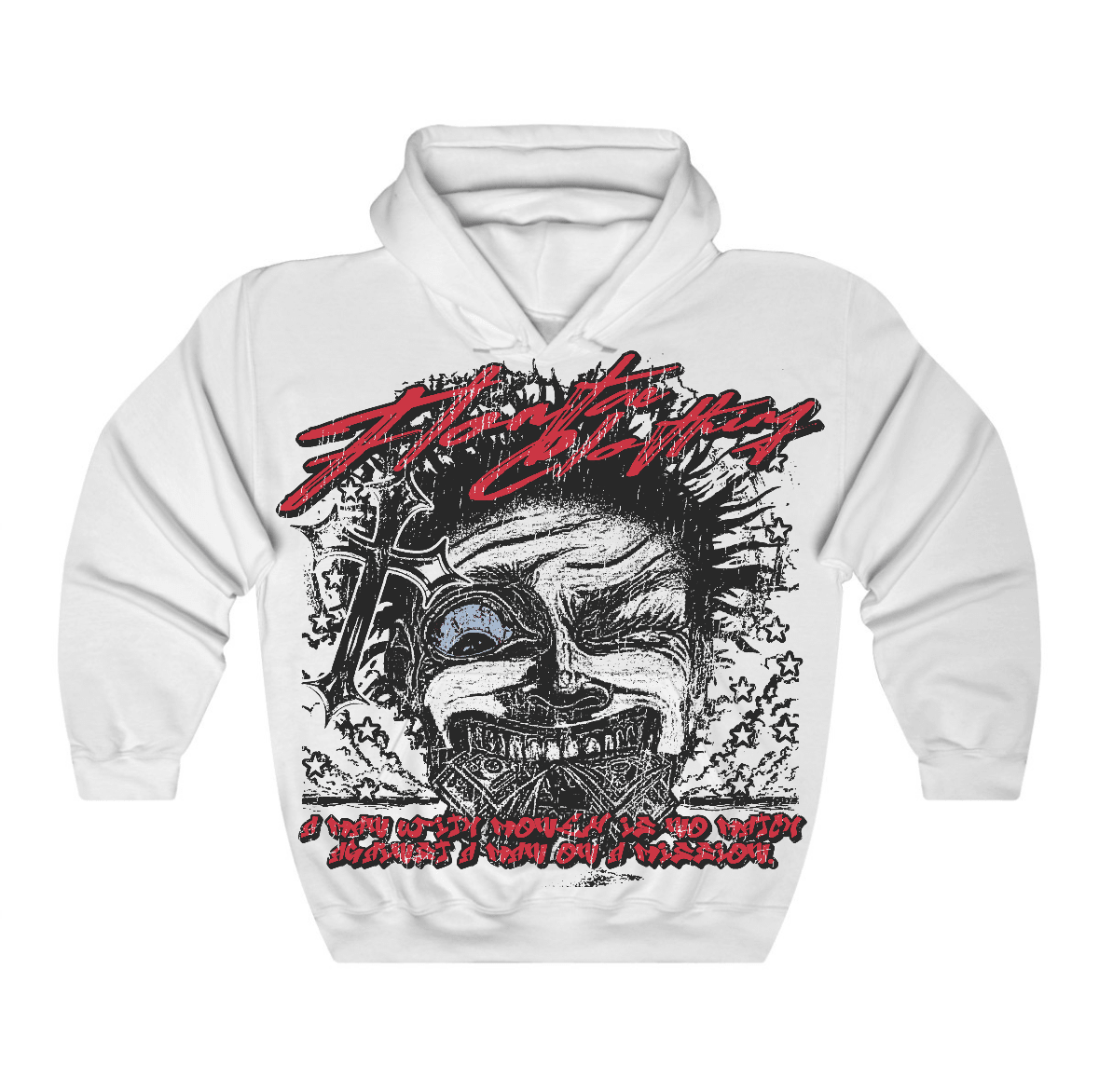 Fire Red “Black Tongue” 5s Flontae Hoodie Nothing Else Graphic