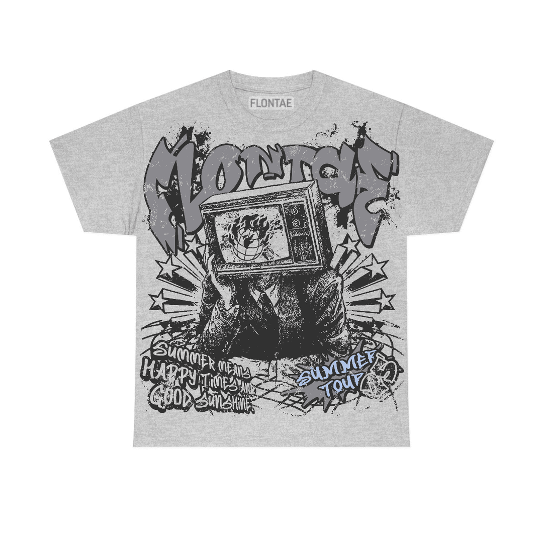 Wolf Grey 5s Flontae T-Shirt Happiness Graphic