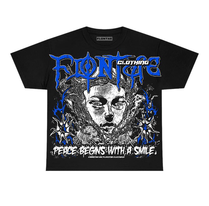 Blueberry 12s Flontae T-Shirt Keep Peace Graphic