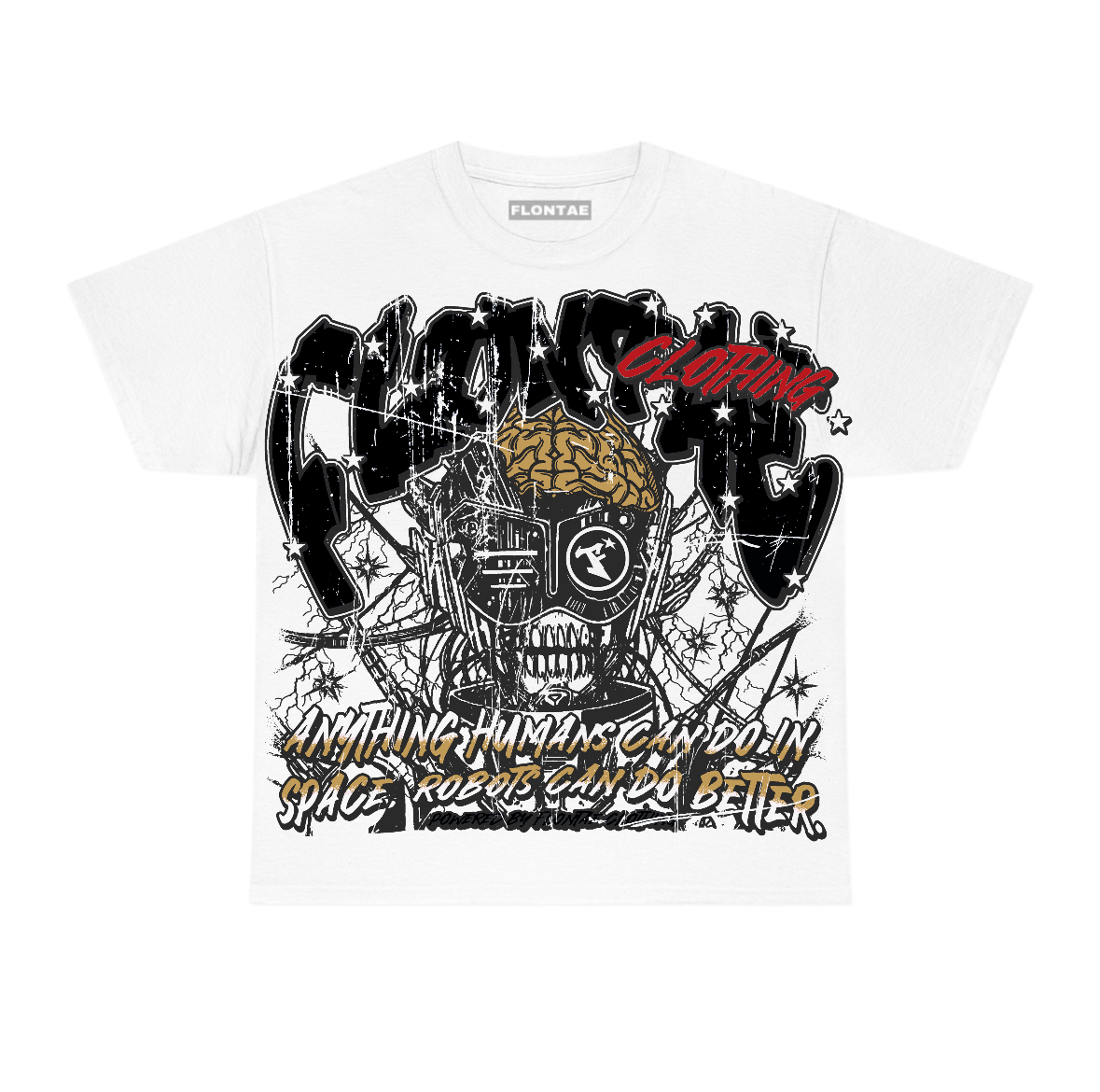 Taxi 12s Flontae T-Shirt Never Cared Graphic
