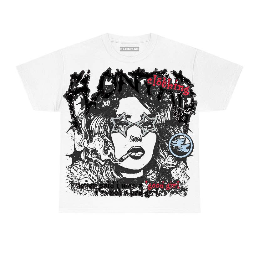 Black Metallic Reimagined 5s Flontae T-Shirt Keep Quiet Graphic