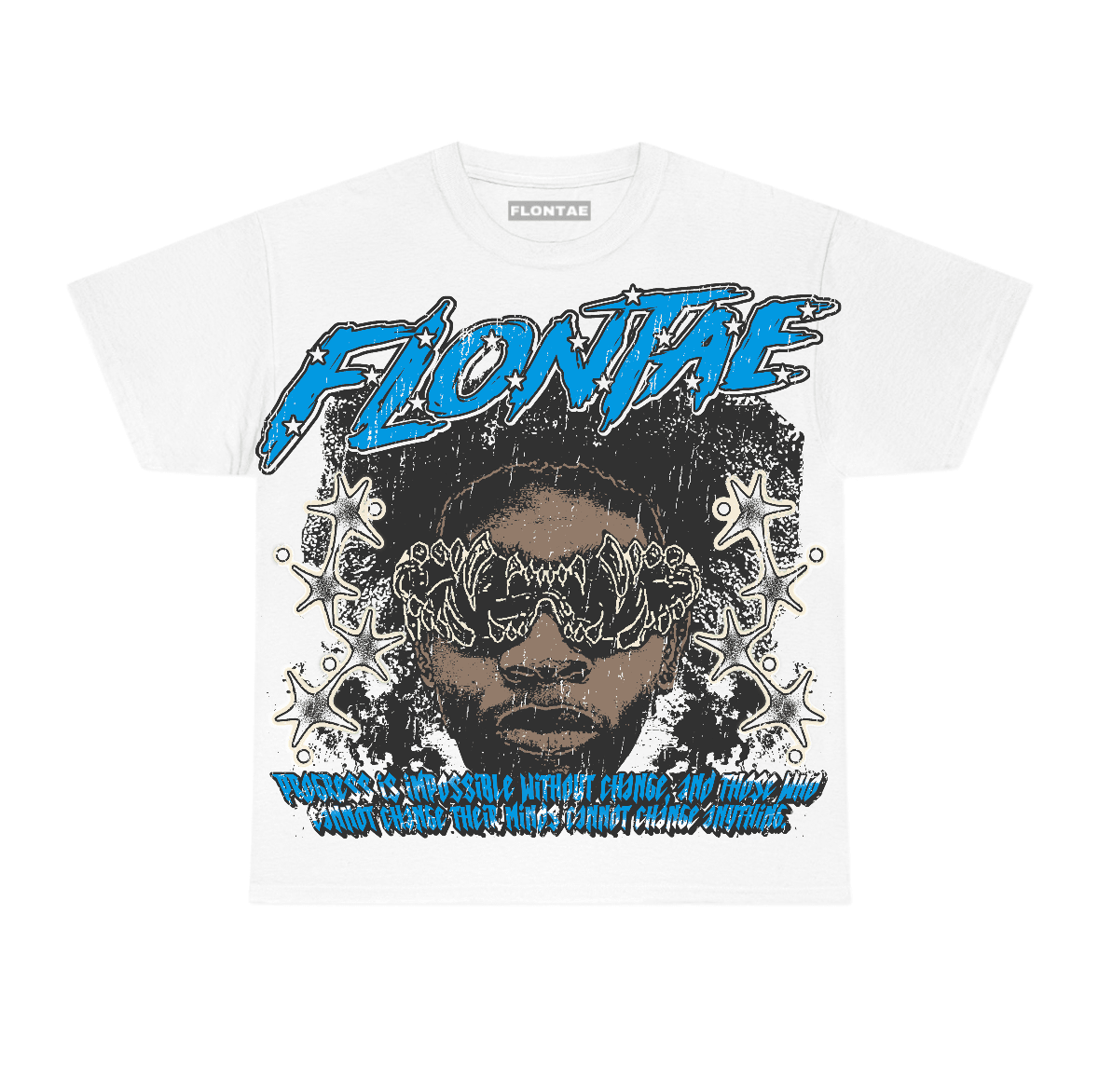 University Blue Reimagined 1s Flontae T-Shirt Stay Hopeful Graphic