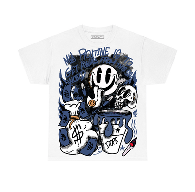 Navy 4s Flontae T-Shirt Stay Out Graphic