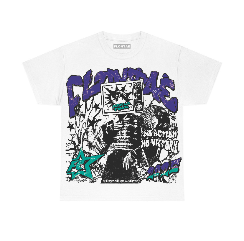 Grape 5s Flontae T-Shirt No Victory Graphic