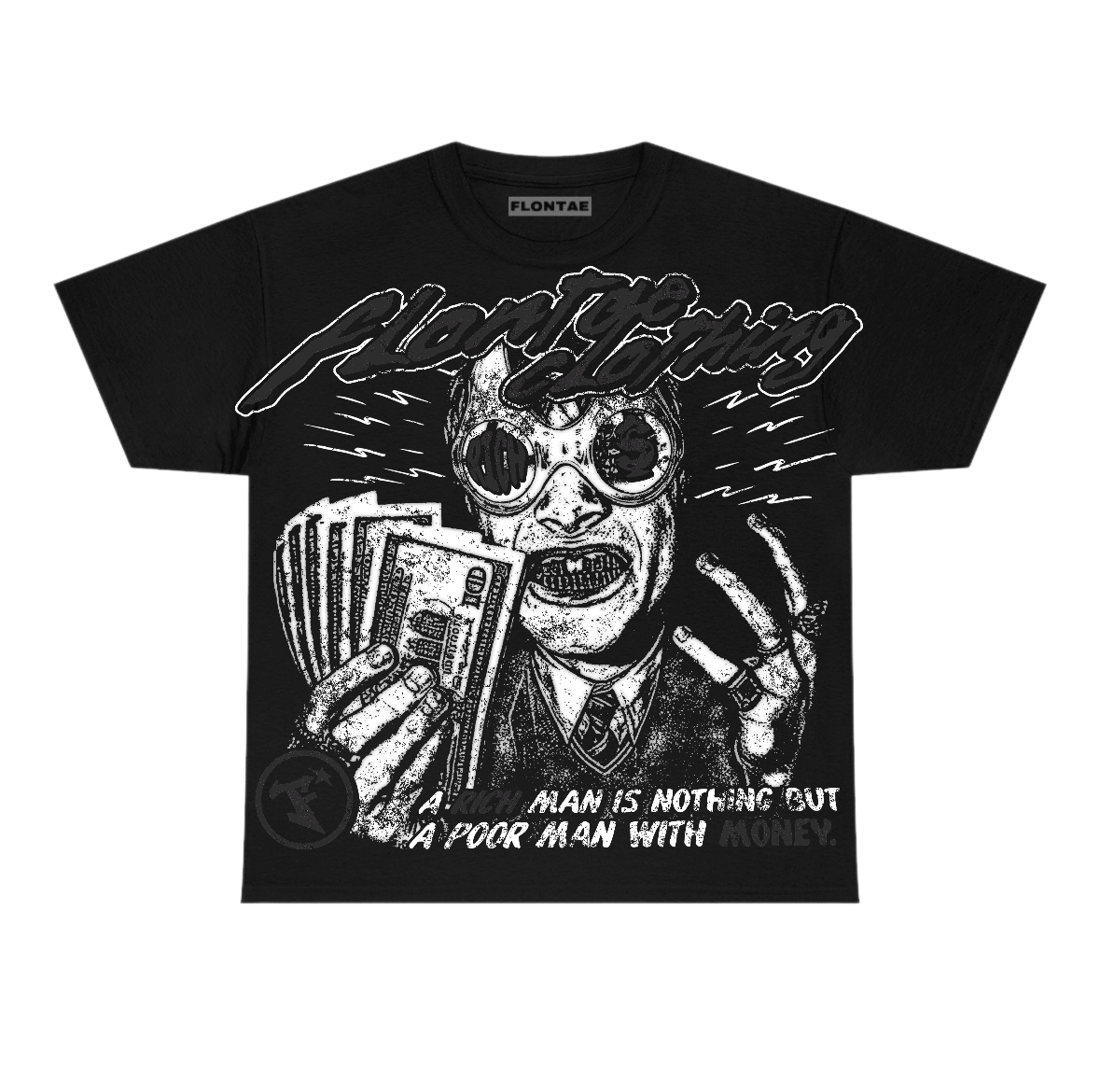 Black Cat 4s Flontae T-Shirt Not Better Graphic