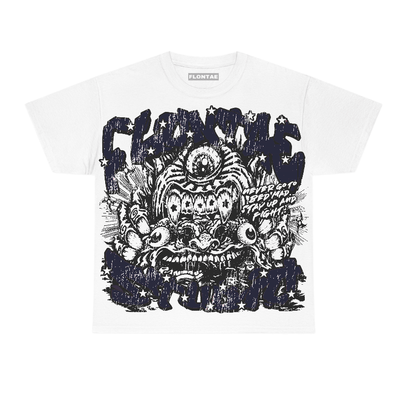 Midnight Navy 1s Flontae T-Shirt Seems Fair Graphic