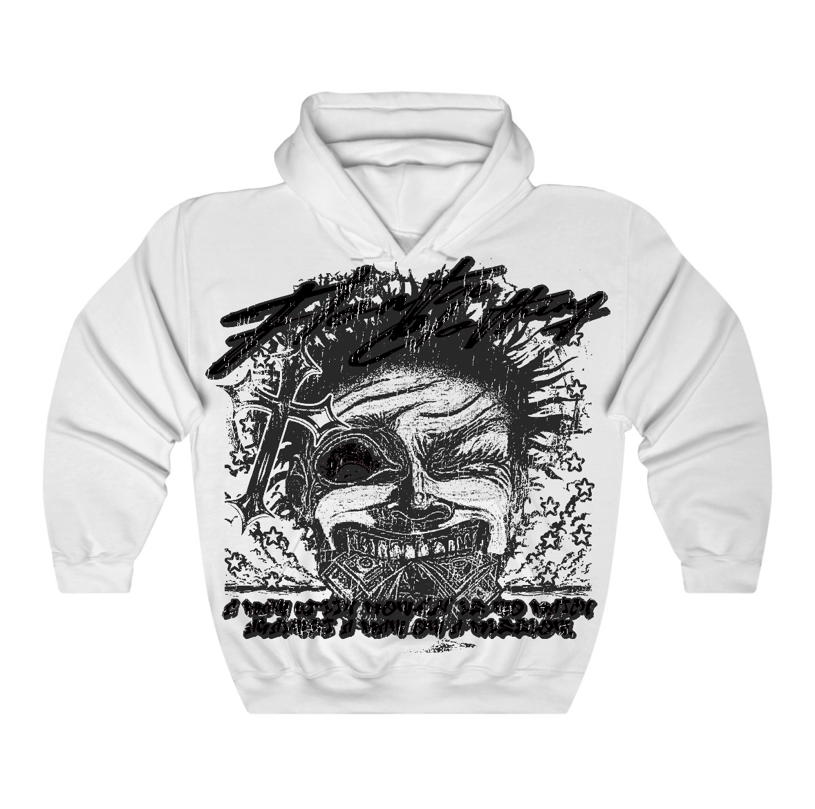 Black Cat 4s Flontae Hoodie Nothing Else Graphic