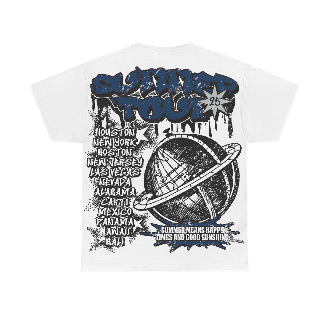French Blue 12s Flontae T-Shirt Happiness Graphic
