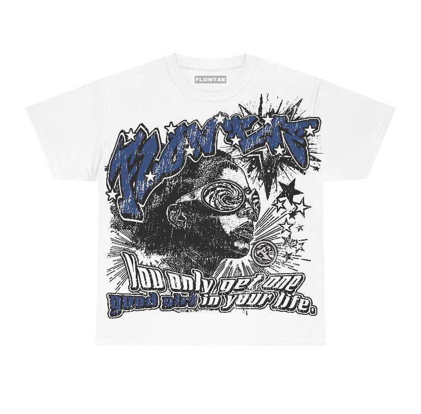 Navy 4s Flontae T-Shirt Good Girl Graphic