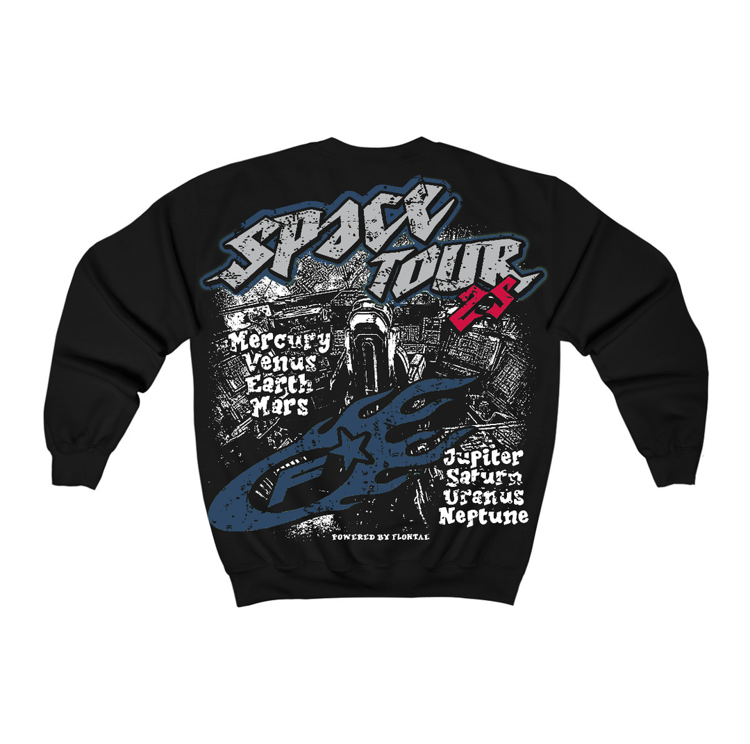 French Blue 12s Flontae Crewneck Sweatshirt Get Around Graphic