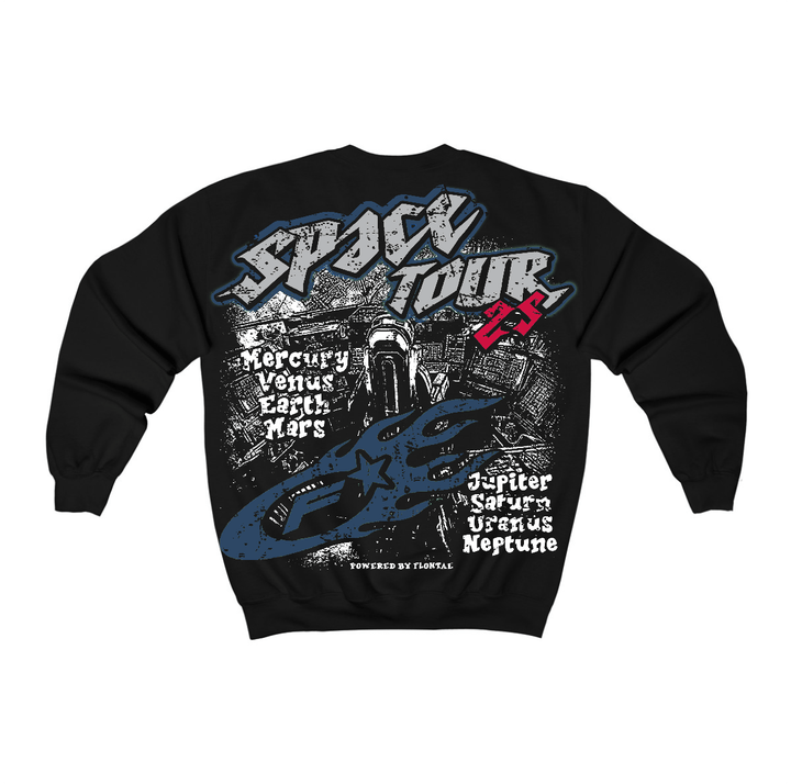 French Blue 12s Flontae Crewneck Sweatshirt Get Around Graphic