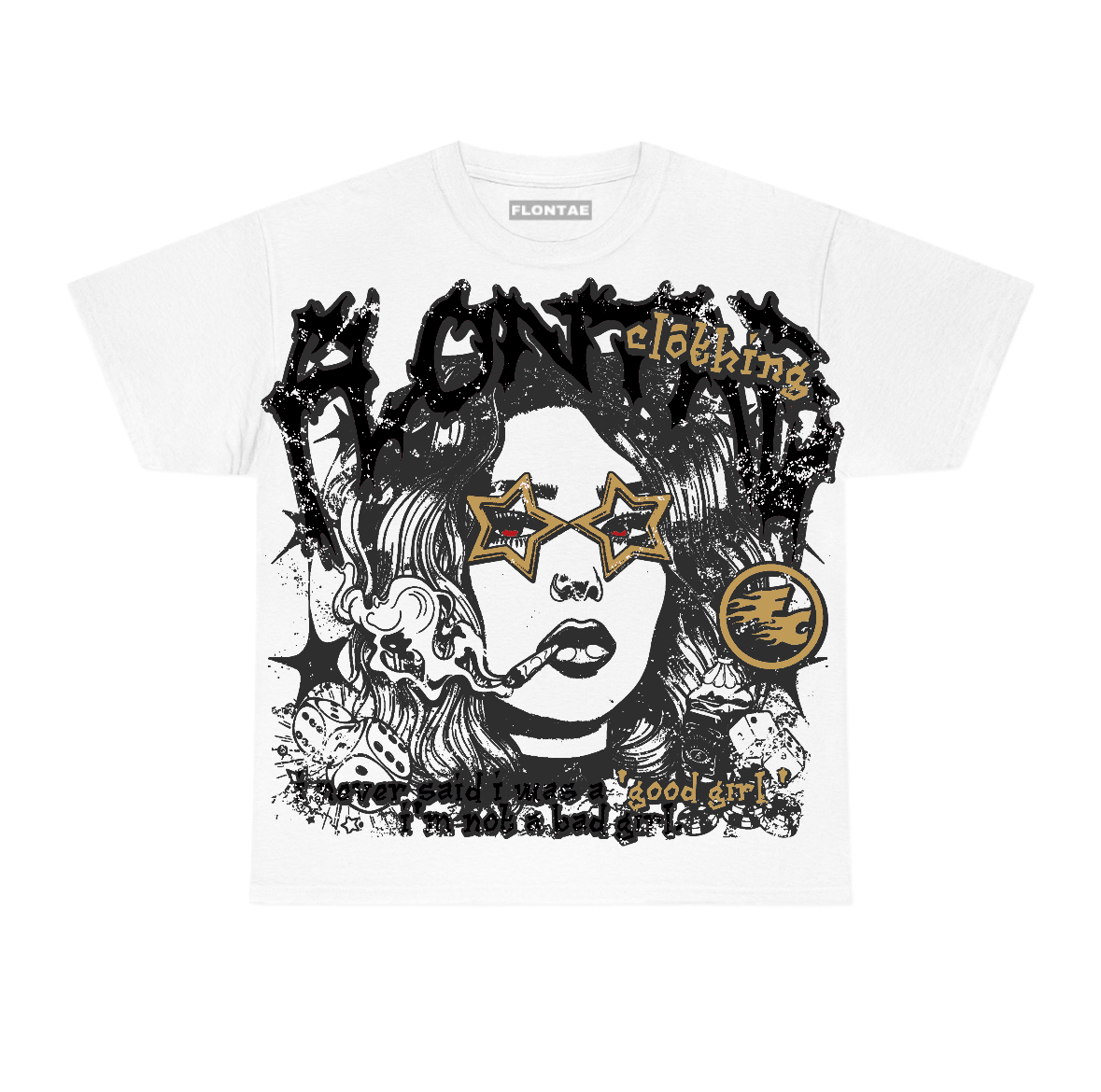 Taxi 12s Flontae T-Shirt Keep Quiet Graphic
