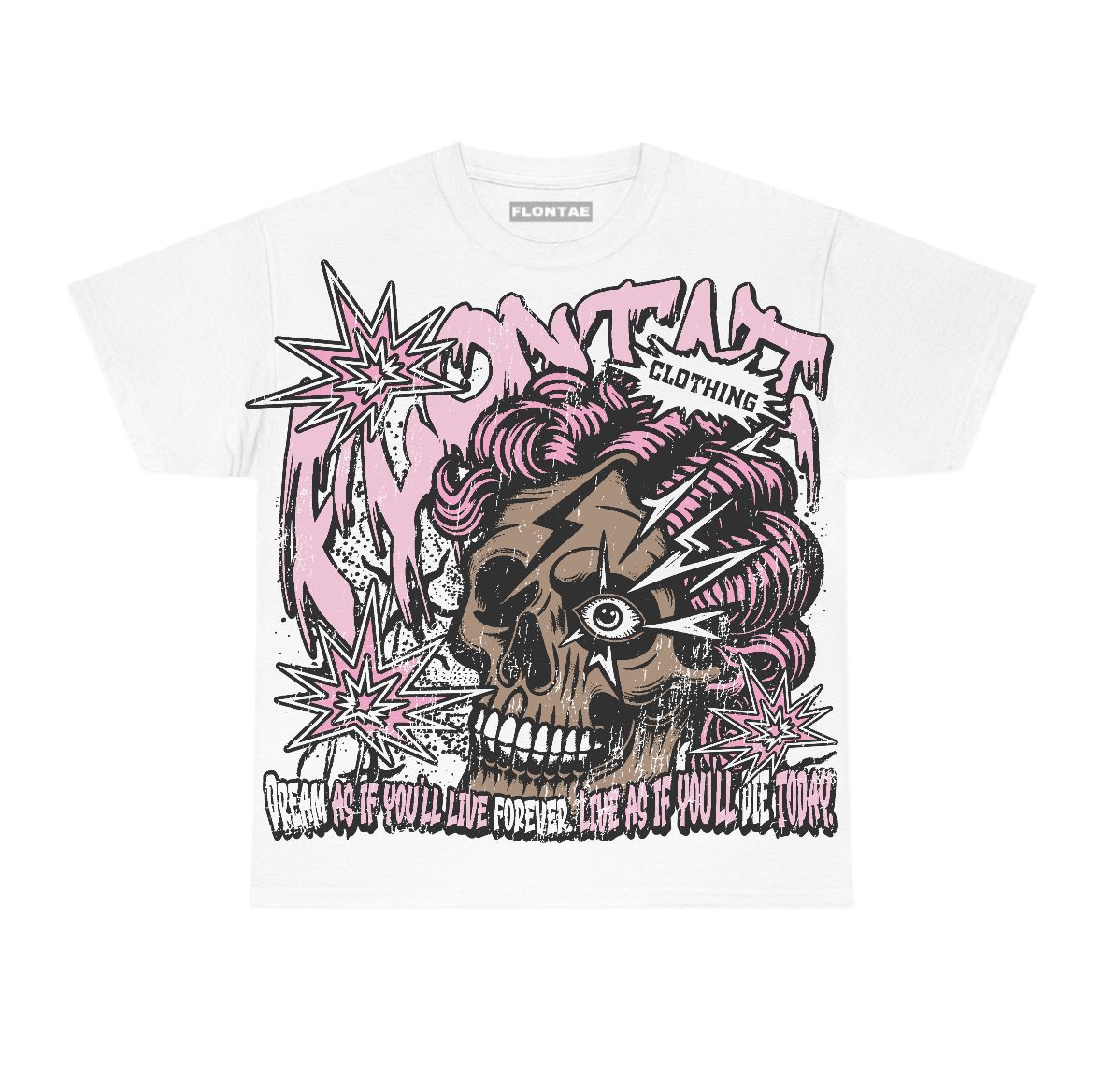 Pearl Pink 12s Flontae T-Shirt Dream Graphic