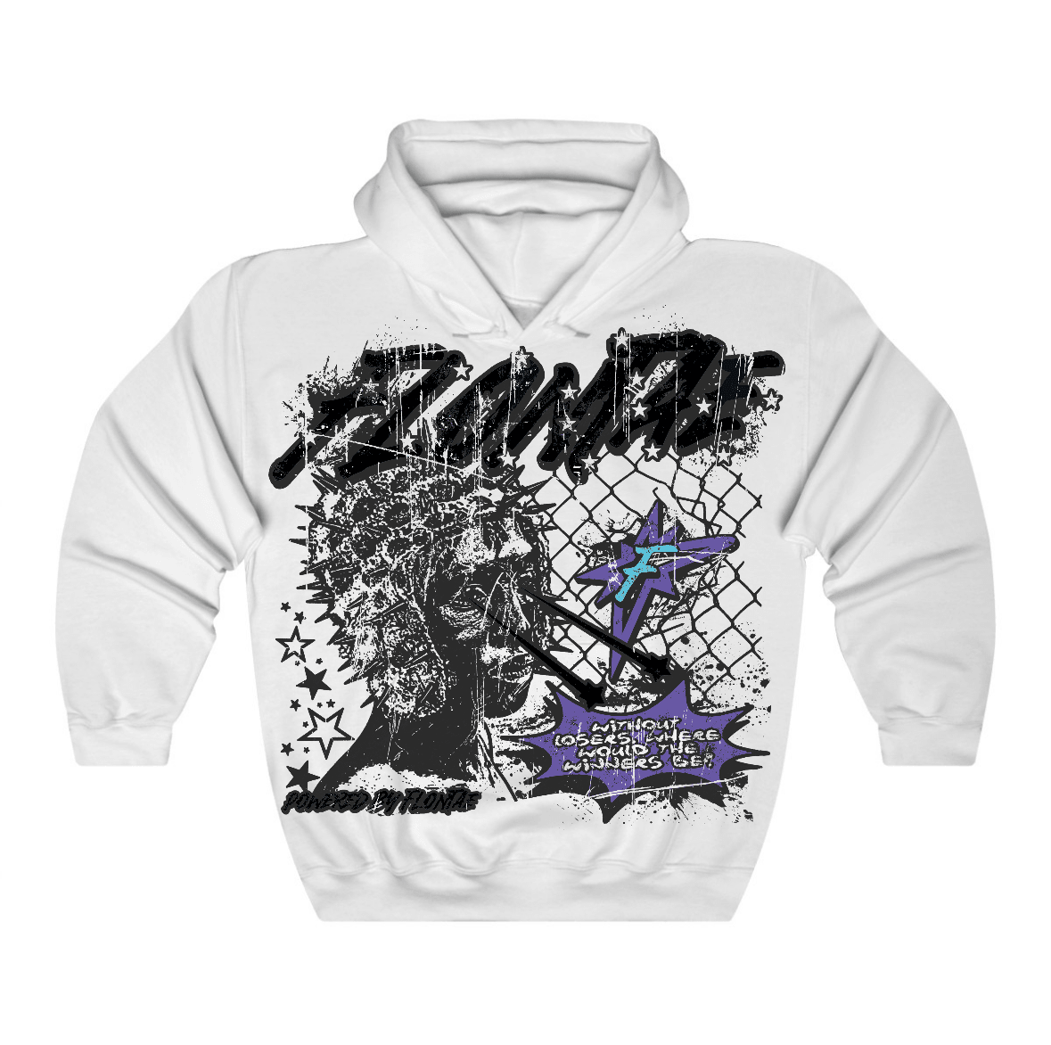 Aqua 8s Flontae Hoodie Winners Graphic