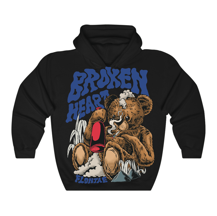 Rare Air 4s Flontae Hoodie Broken Heart Graphic